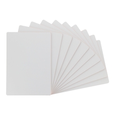 Classmates Rigid, Non-Magnetic Whiteboards, A4 Plain - Pack of 10